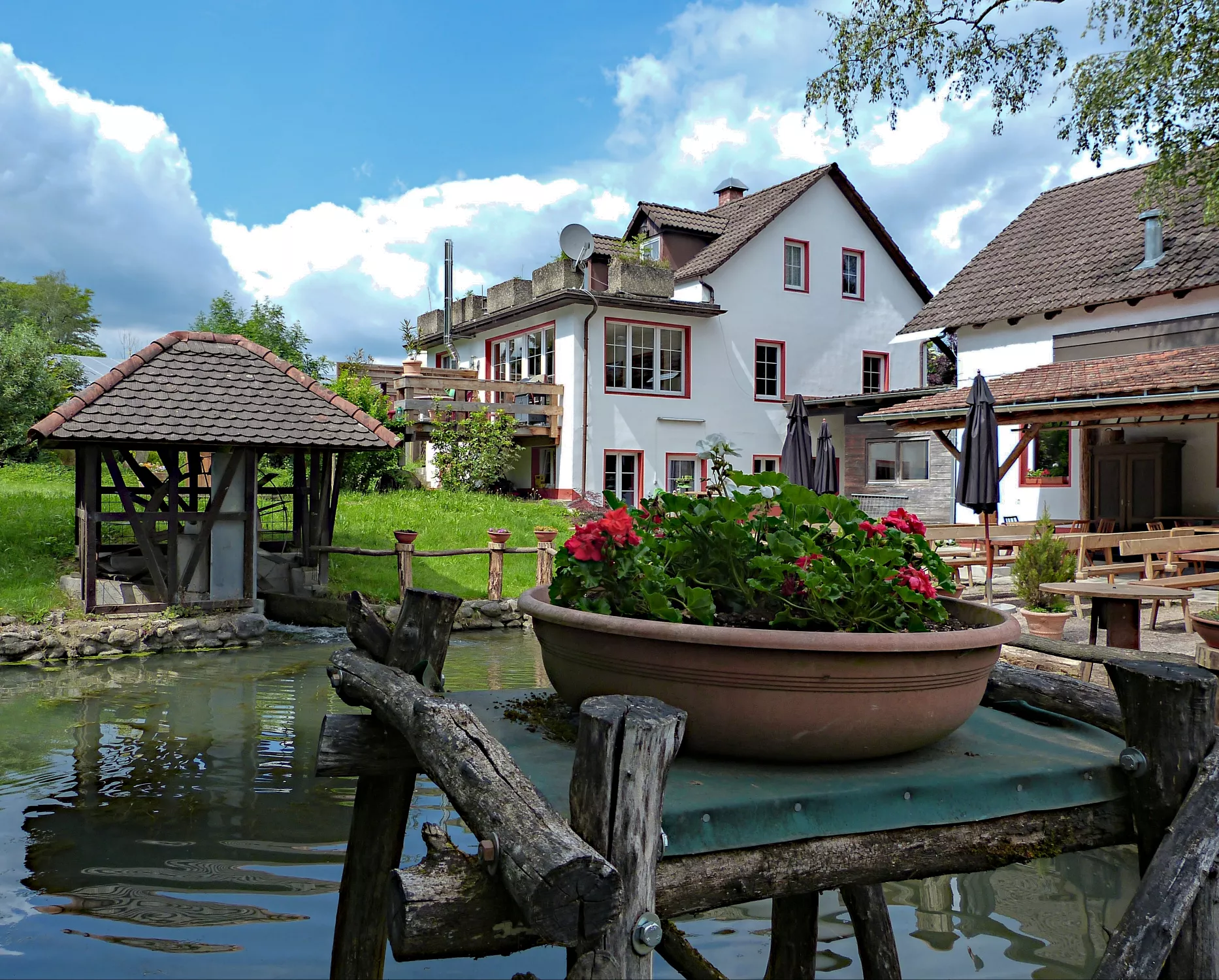 Biergarten am Teich