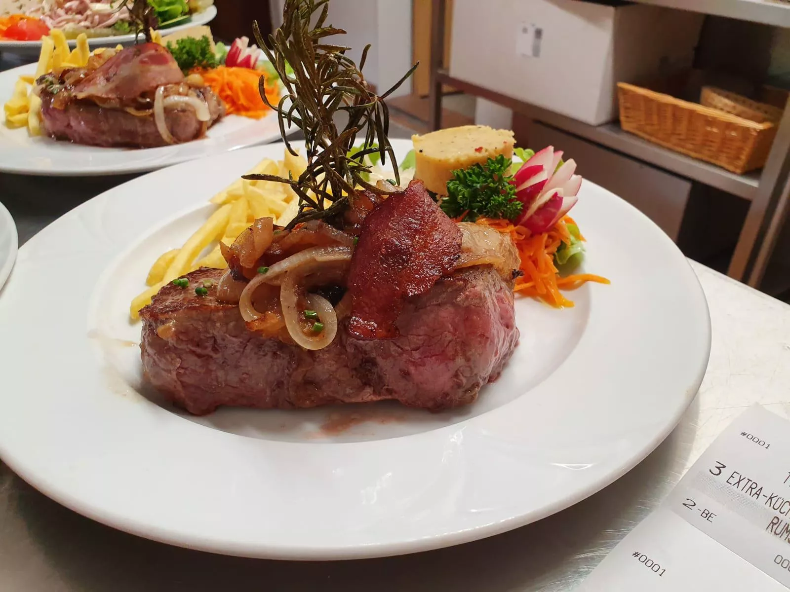 Steak mit Pommes